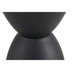 Tavolino laterale moderno con sgabello Prince, sgabello decorativo moderno e contemporaneo per accenti eleganti nella casa