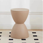 Tavolino laterale moderno con sgabello Prince, sgabello decorativo moderno e contemporaneo per accenti eleganti nella casa