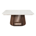 Tavolino da caffè quadrato in marmo Tera