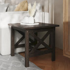 Tavolino da caffè tradizionale in legno massello