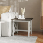 Tavolino da caffè tradizionale in legno massello