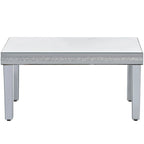 Tavolino da caffè a specchio con altezza regolabile