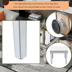 Tavolino da caffè a specchio con altezza regolabile