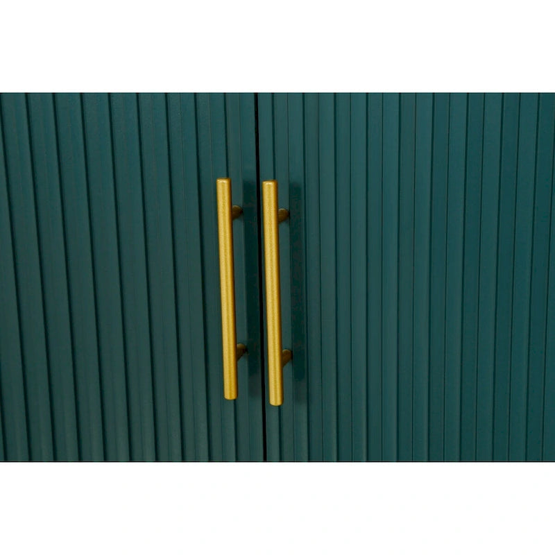 Mobiletto portaoggetti Accent in legno con quattro ante e ripiani regolabili