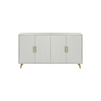 Mobiletto portaoggetti Accent in legno con quattro ante e ripiani regolabili