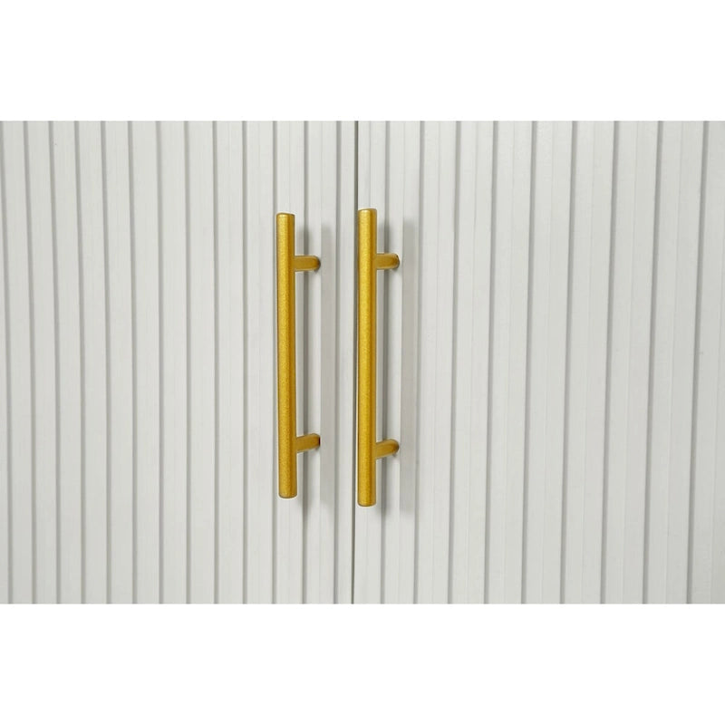 Mobiletto portaoggetti Accent in legno con quattro ante e ripiani regolabili