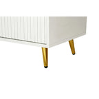 Mobiletto portaoggetti Accent in legno con quattro ante e ripiani regolabili