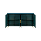 Mobiletto portaoggetti Accent in legno con quattro ante e ripiani regolabili