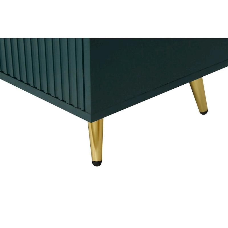 Mobiletto portaoggetti Accent in legno con quattro ante e ripiani regolabili