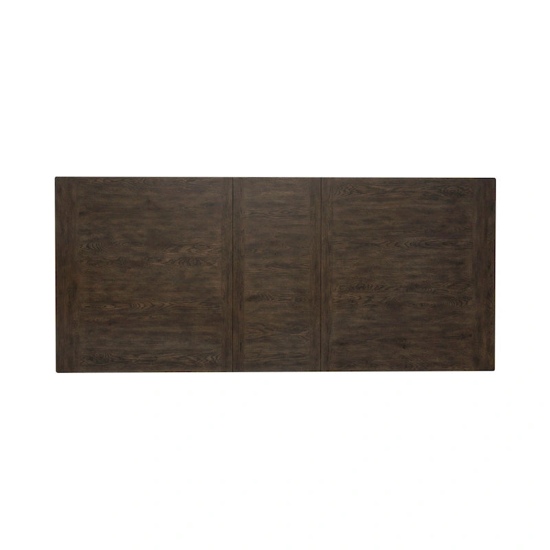 Set da tavolo rettangolare Midland Falls Rustic Brown da 6 pezzi