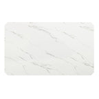 Tavolo da pranzo in finto marmo di alta qualità - Finto marmo bianco - Solo tavolo