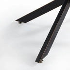 Tavolino da caffè rotondo 35,4 con piano in vetro