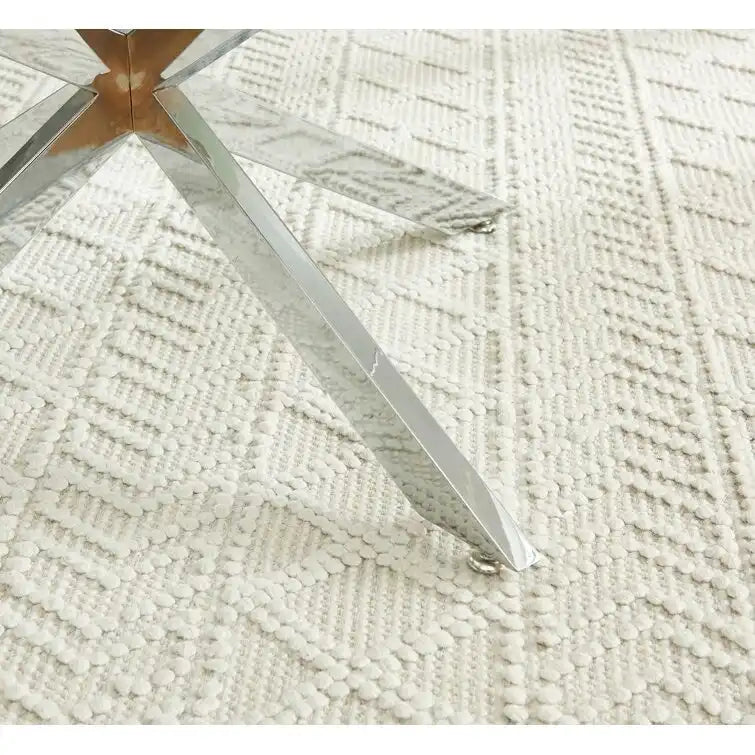 Tavolino da caffè rotondo 35,4 con piano in vetro