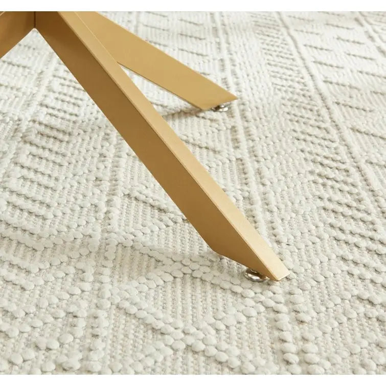 Tavolino da caffè rotondo 35,4 con piano in vetro