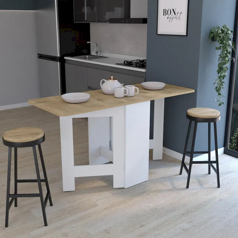 Tavolo pieghevole Gateleg salvaspazio con design compatto