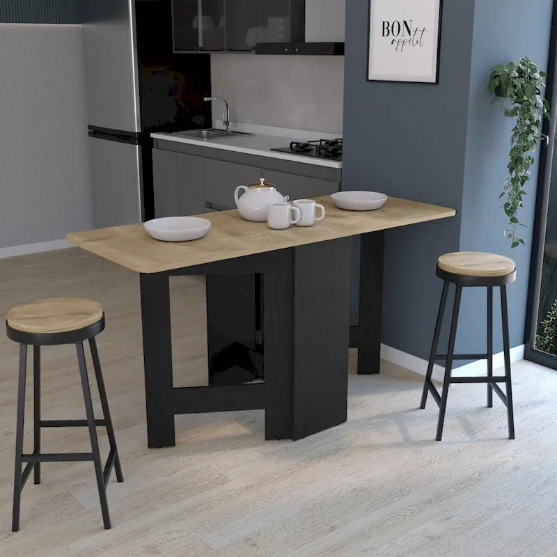 Tavolo pieghevole Gateleg salvaspazio con design compatto