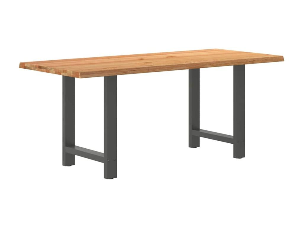 Tavolo da pranzo in legno di quercia marrone - dlz1766569353689