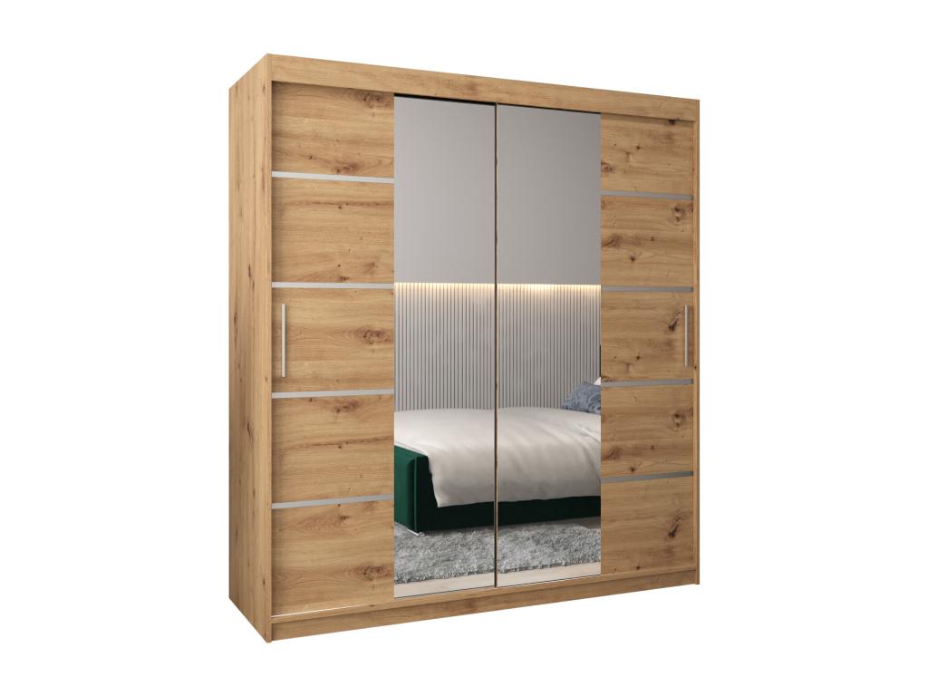 Armadio bianco, 180 x 62 x 200 cm - dlz1766569222197