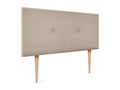 Letto in tessuto beige, 105 x 105 cm