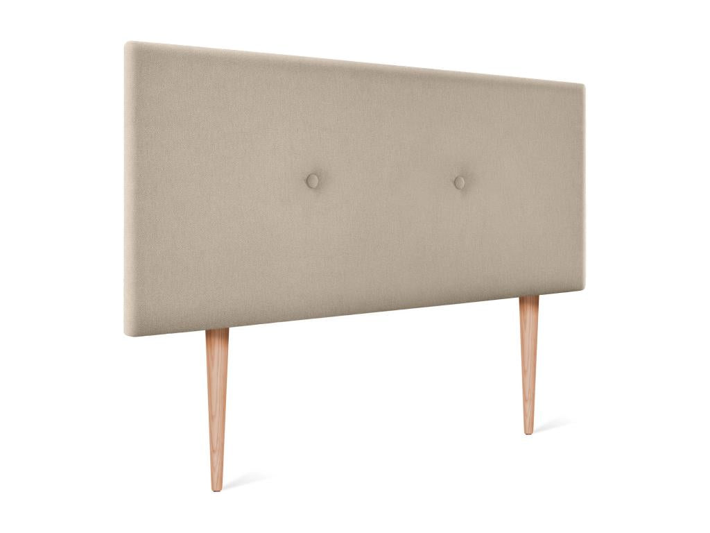 Letto in tessuto beige, 105 x 105 cm