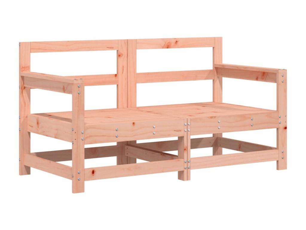 Set di mobili da esterno in legno massello marrone