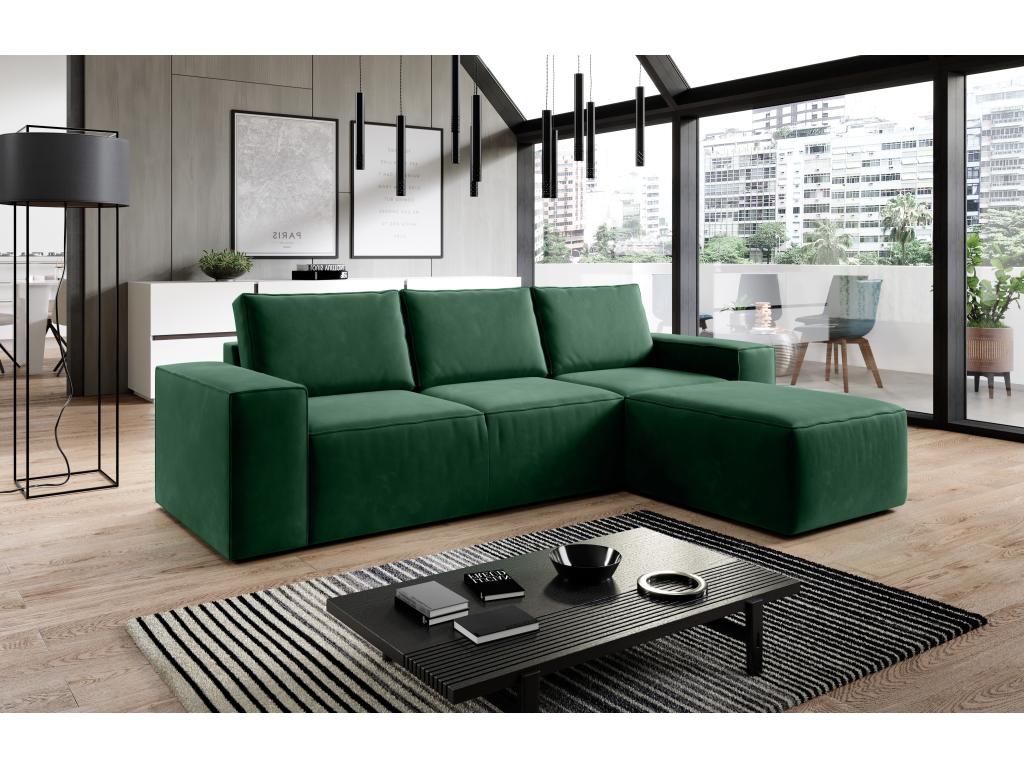 Divano in tessuto verde - dlz1766568824124