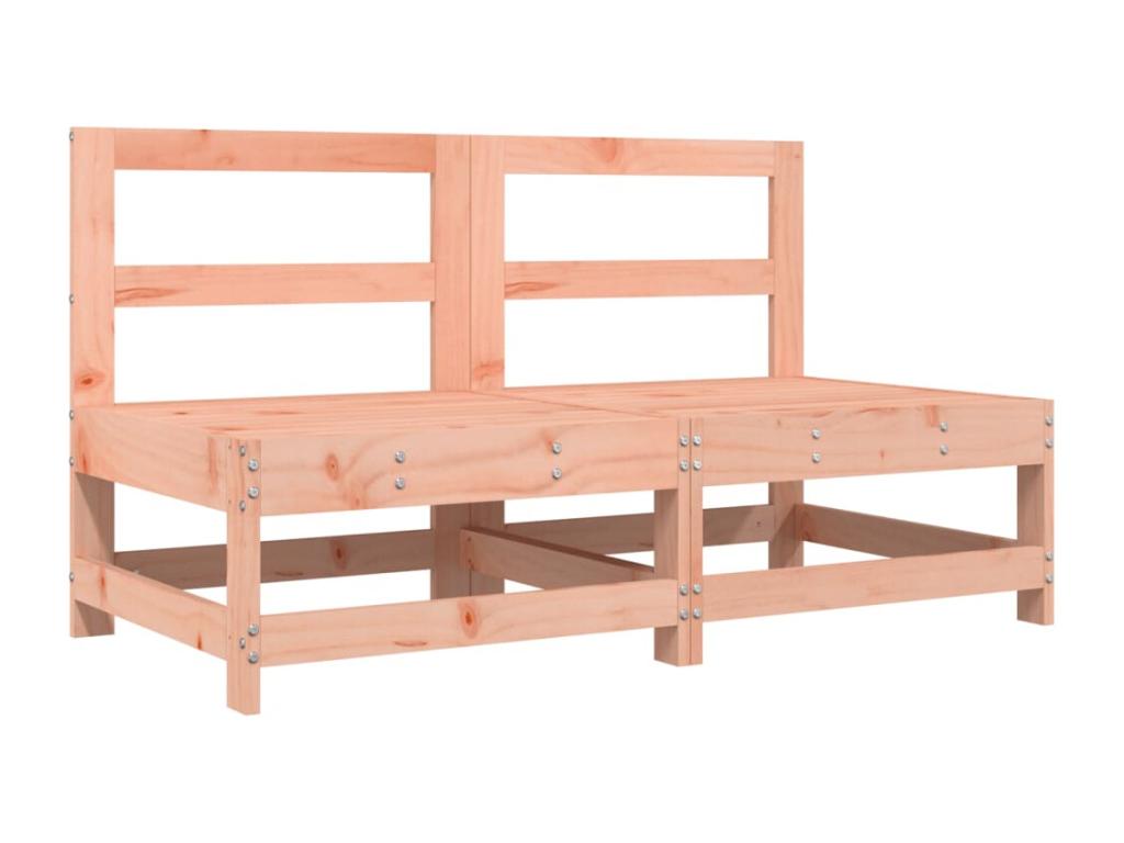 Set di mobili da esterno in legno massello marrone