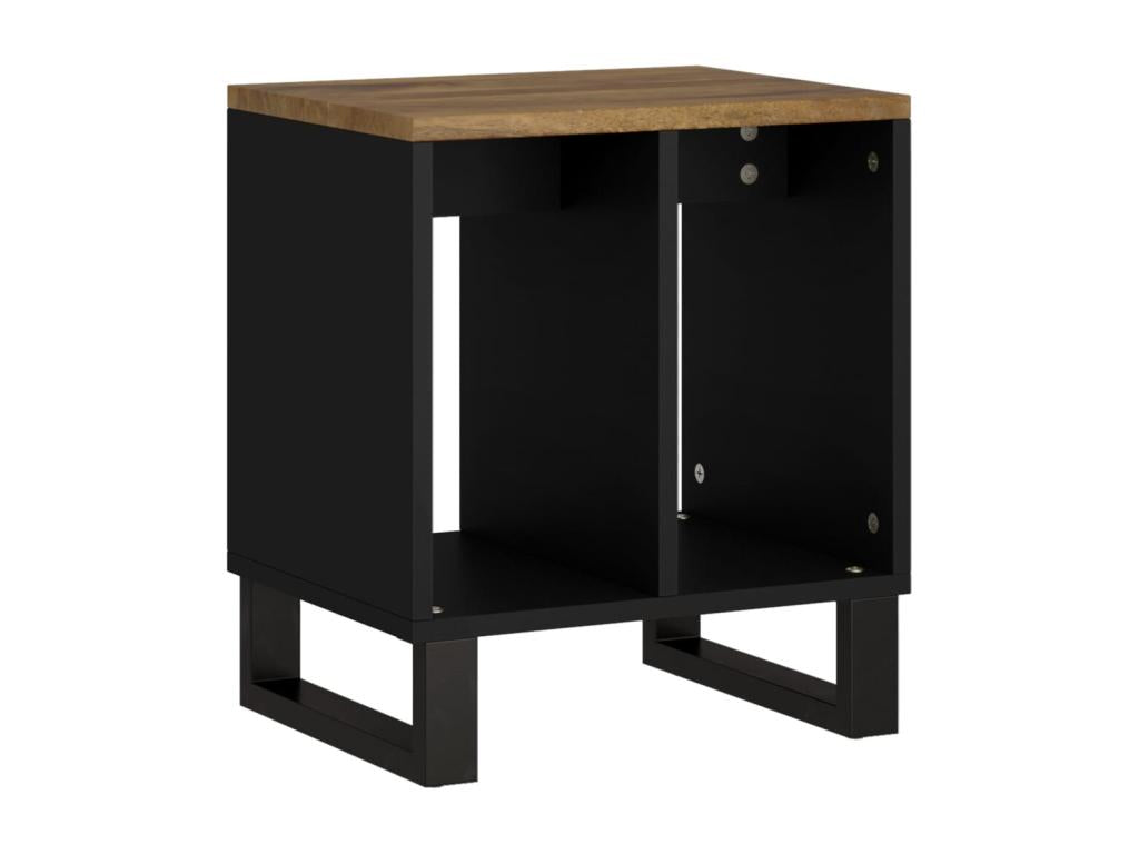 Tavolino laterale marrone, 40 x 31 x 46 cm