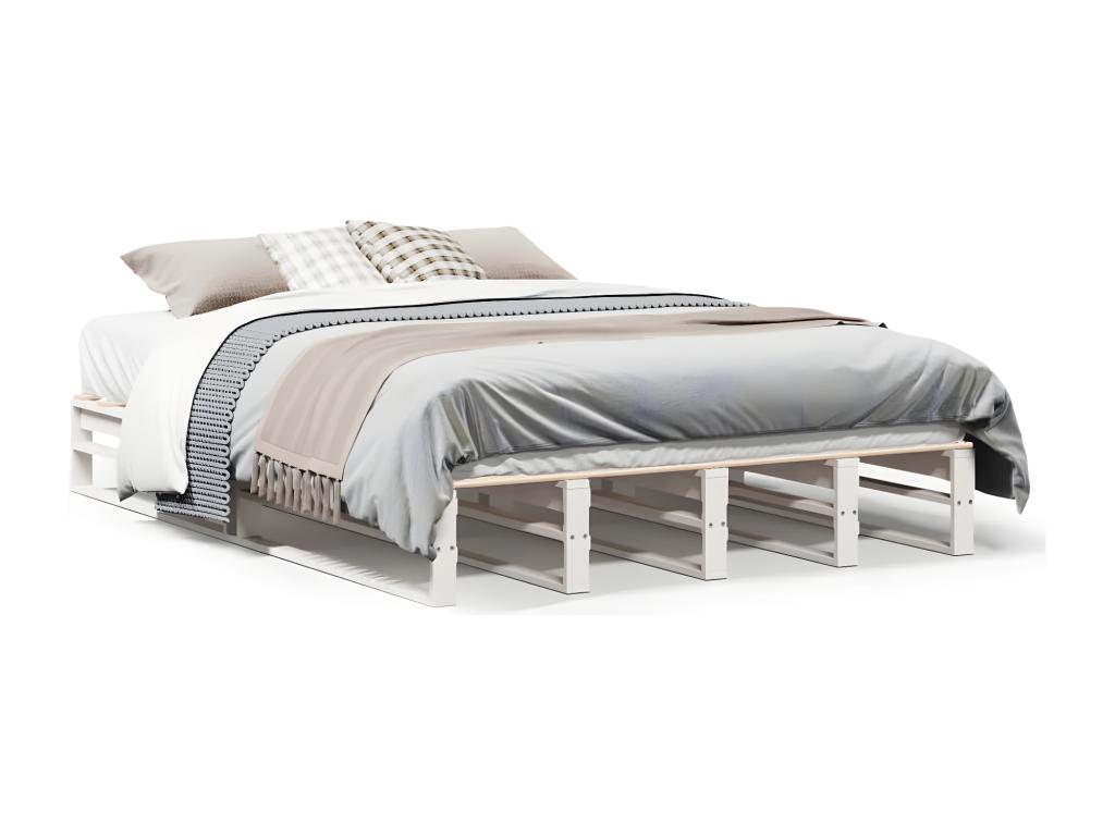 Materasso in legno di pino bianco, 160 x 200 cm