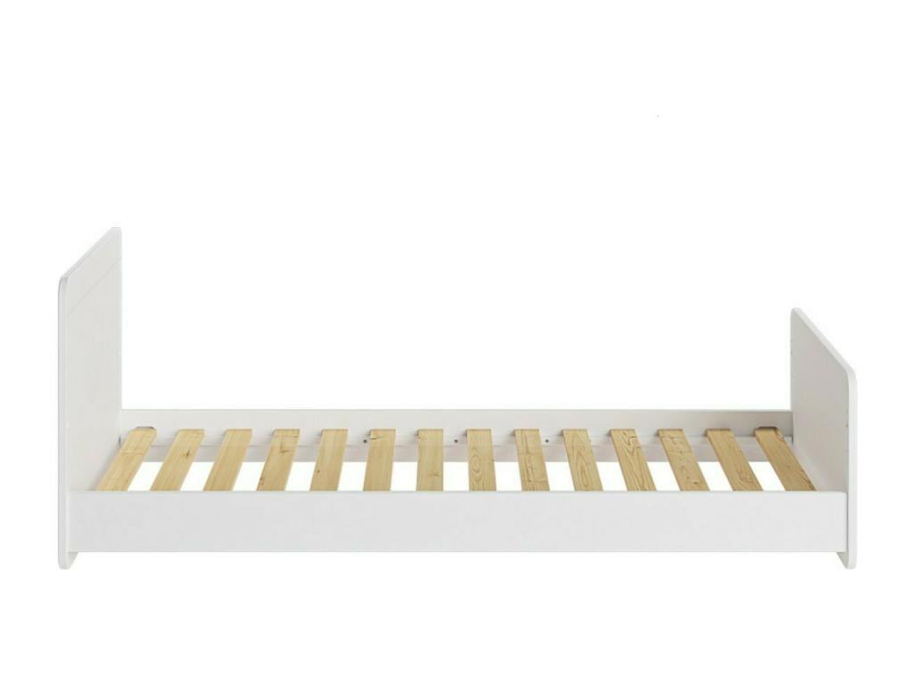 Materasso in legno massello bianco, 90 x 190 cm