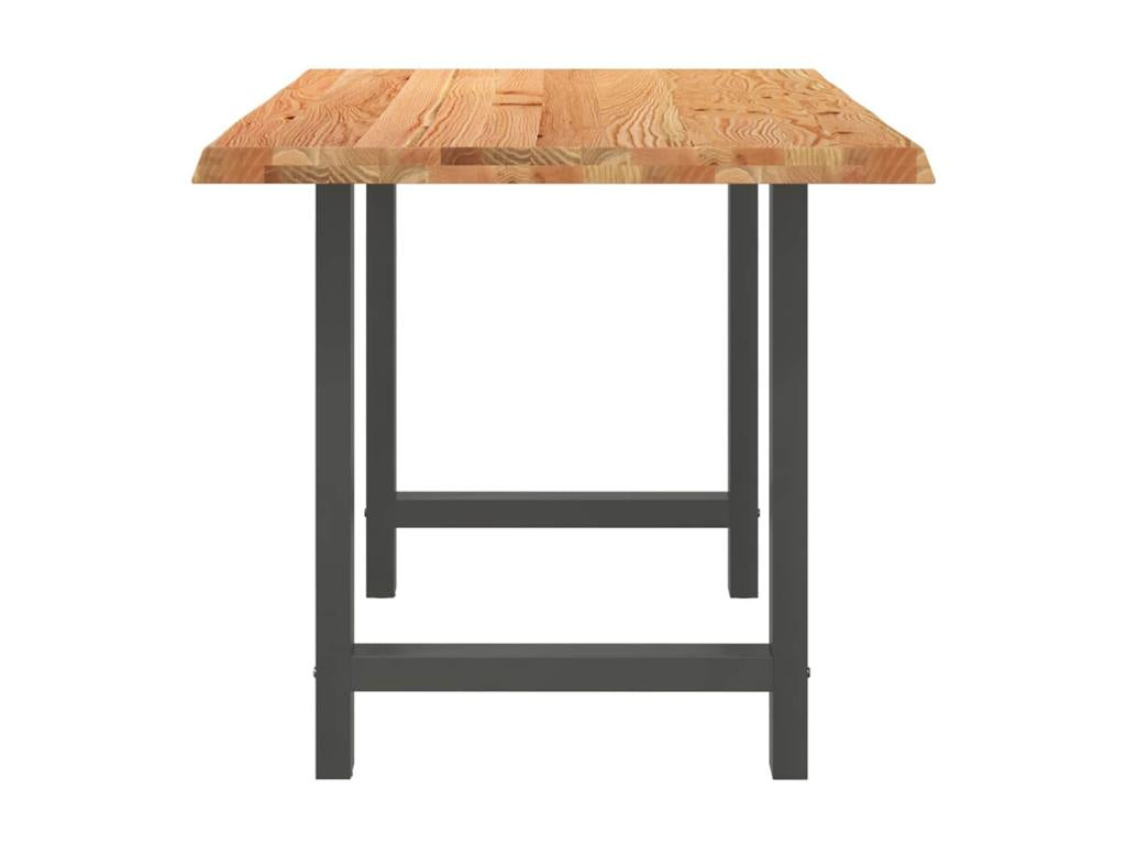 Tavolo da pranzo in legno di quercia marrone - dlz1766569353689