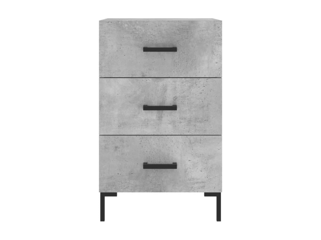 Tavolo in legno ingegnerizzato grigio, 40 x 40 x 66 cm