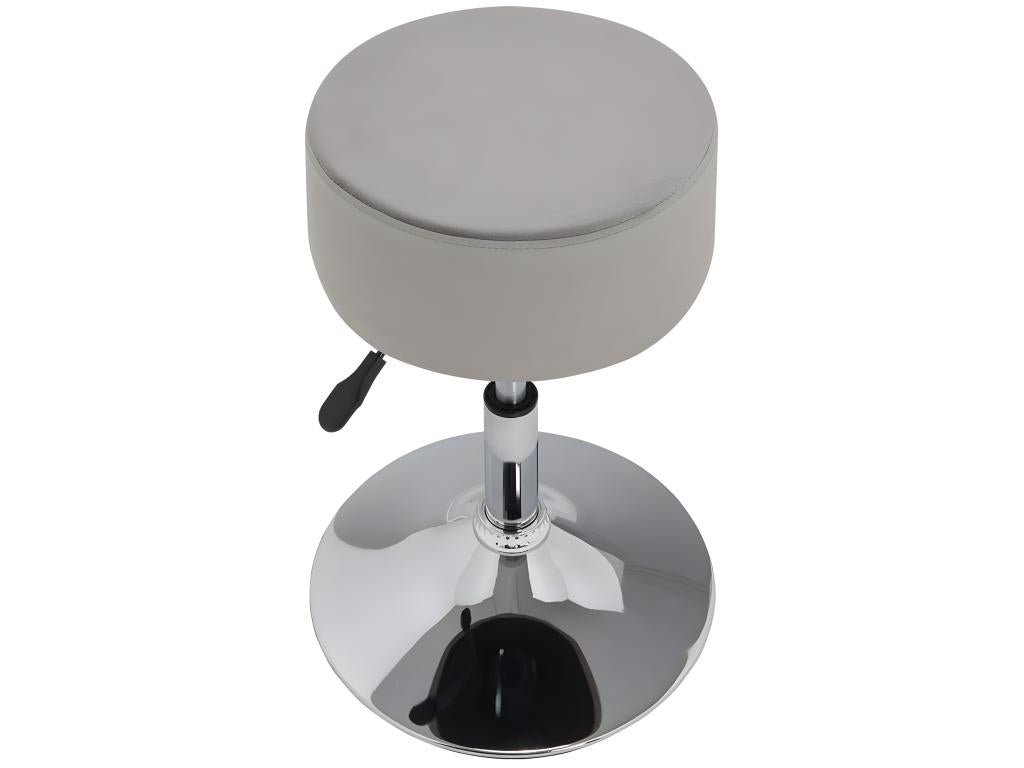 Sedia in tessuto grigio, 38,5 x 38,5 x 53 cm