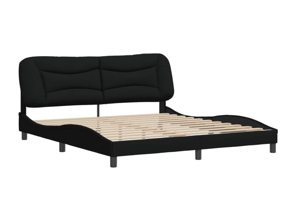 Materasso in tessuto nero, 180 x 200 cm