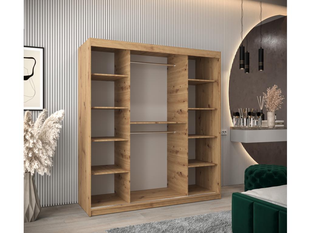 Armadio bianco, 180 x 62 x 200 cm - dlz1766569222197