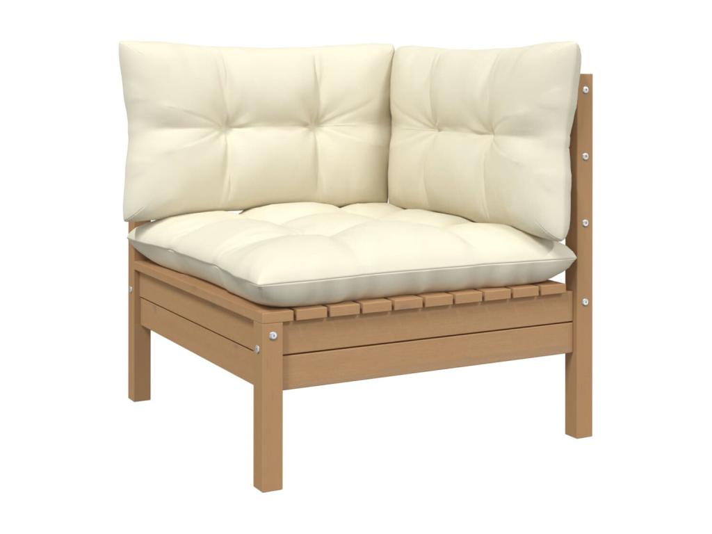 Set di mobili da esterno in legno di pino marrone