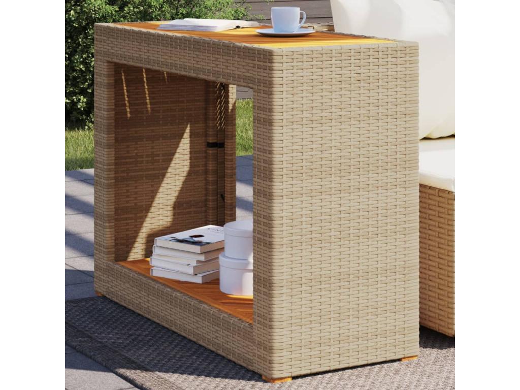 Tavolino beige, 100 x 40 x 75 cm