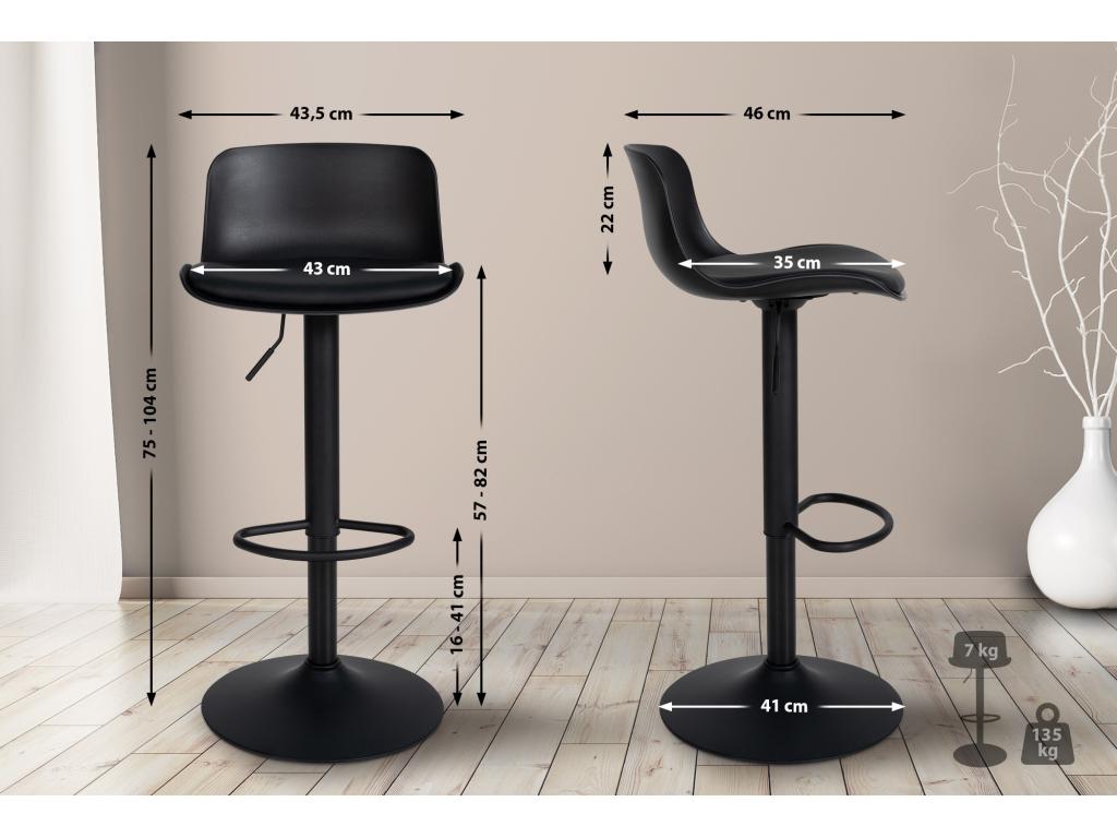 Mobili per la casa in similpelle nera - dlz1766569243851