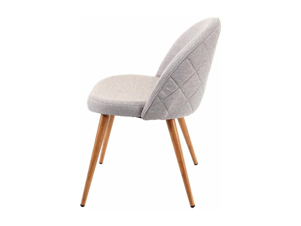 Poltrona in tessuto grigio