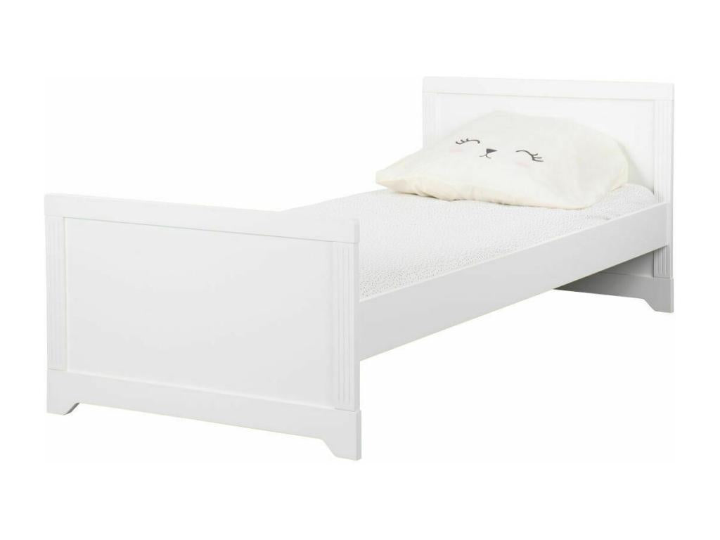 Materasso in legno massello bianco, 90 x 190 cm - dlz1766569510854