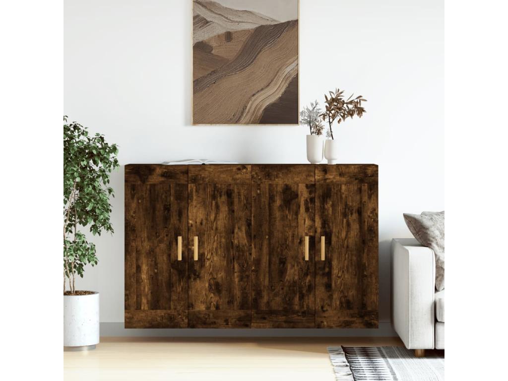 Armadio in legno ingegnerizzato marrone