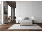 Struttura letto beige, 120 x 210 cm