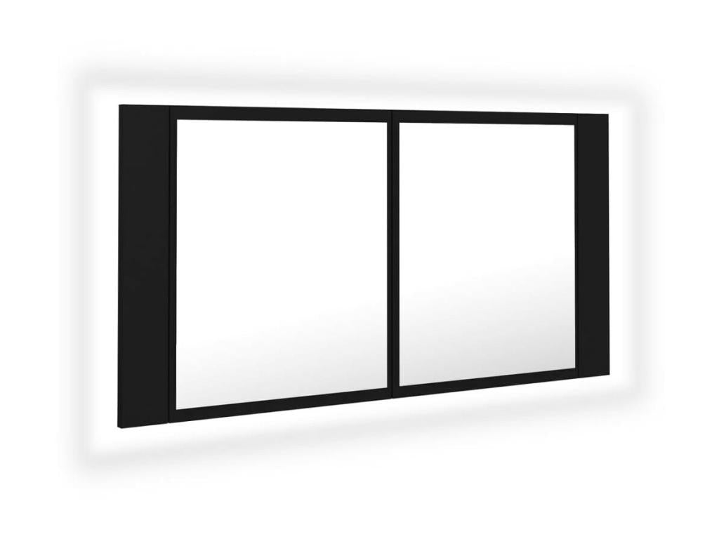 Armadio nero, 90 x 12 x 45 cm